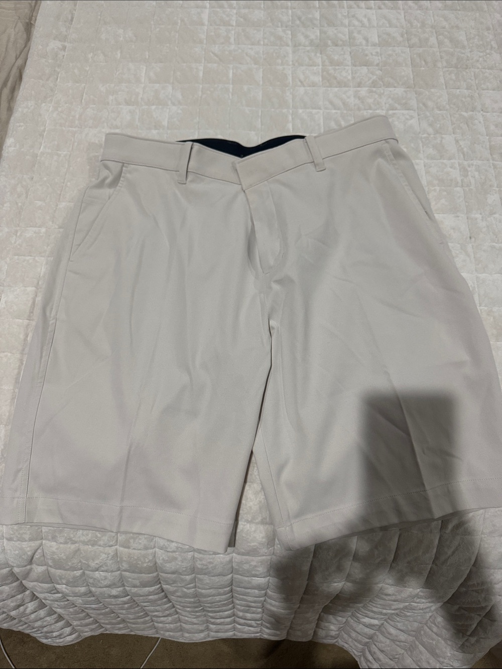 Men's Performance Golf Shorts - Light Beige